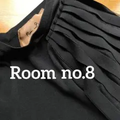 Room no.8　ルームエイト　サマーニット　黒　フリーサイズ