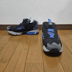 極美品☆ Reebok ポンプフューリー ブルー×ブラック×グレー 希少カラー