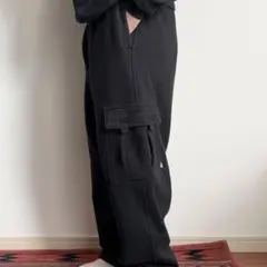 PRO5 スウェットカーゴパンツ ブラック バギー ドローコード M