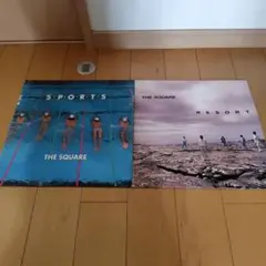 値下げTHE SQUARE 　レコード　２枚