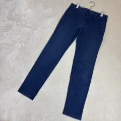 GU ジーユー　青色スキニーパンツ　メンズズボン　Mサイズ　美品　カジュアル