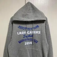 LADY CAVERS パーカー RUSSELL ソフトボール 2014プリント