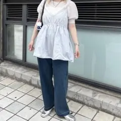 kastane ハイウエストストレートデニム　0サイズ
