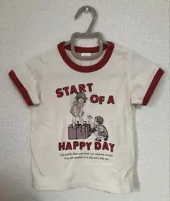 フタフタ 半袖リンガーTシャツ