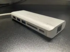 ADAM USB-C 4ポートハブ シルバー