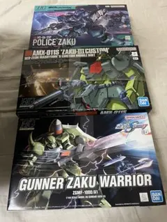 HG AMX-101 GALLUSS-J & MS-06 ZAKU II セット - メルカリ