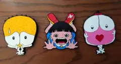 まことちゃん まこと虫 バッジ3個セット