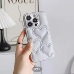 iPhone15pro ケース　ライトグレー　新品