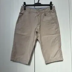 【即納】 水甚 メンズ ハーフパンツ ショートパンツ ベージュ M
