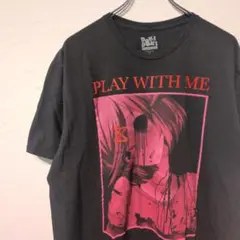 海外オフィシャル　ドキドキ文芸学　Tシャツ　ブラック　アニメTシャツ　黒