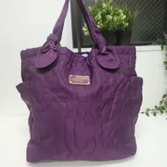 美品✨️Marc by Marc Jacobs トートバッグ パープル 大容量