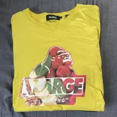XLARGE イエロー Tシャツ ゴリラプリント