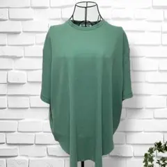 【チャコクローゼット】カラーワッフルオーバーサイズTシャツ　定番人気　トップス