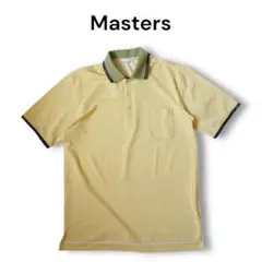 Masters マスターズ　ポロシャツ　半袖　黄色　日本製　美品