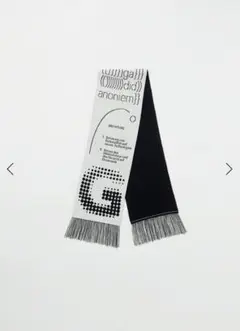 GADIDANONIEM ガディッドアノニム OLOF マフラー レッド GADID ANONIEM(ガディッドアノニム)マフラー OLOFレッド