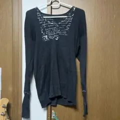 Y2k vkei ギャル男 poem 長袖カットソーギャル男グランジパンク