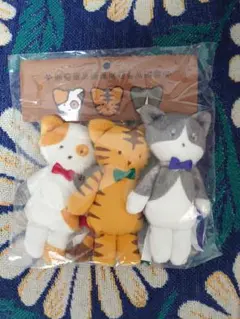 ノラネコランド ねこのマスコット3体セット