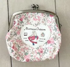 当時物‼️マロンクリーム　がま口　サイフ　小銭入れ　Sanrio