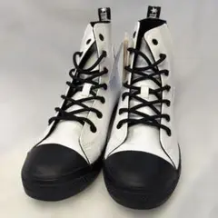 converse オールスター ハイカット レザー ホワイトサイドジッパー美品