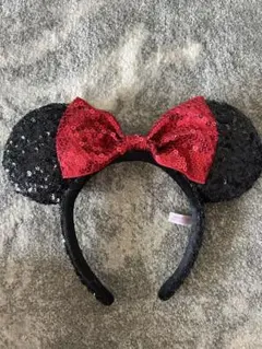 ディズニー ミニー スパンコールカチューシャ