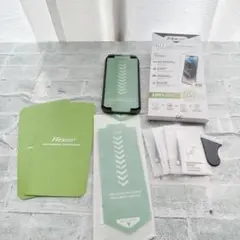 じ　iPhone15 Pro ガラスフィルム 2枚入　引っぱるだけ　簡単