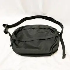 【新品】無印良品　ウエストポーチにもなるショルダーバッグ　ブラック