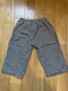 無印良品MUJIチェック柄 ステテコ140
