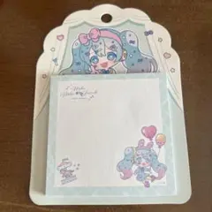 初音ミク　付箋　ドリーミー柄