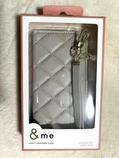 iPhone16 手帳型ケース　エレコム ＆me ソフトレザーケース