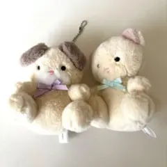 ブルーブルーエ あの頃のともだち ぬいぐるみマスコットキーホルダー いぬ ねこ