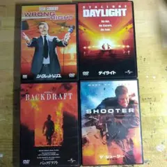 DVD アクション・サスペンス映画4本セット