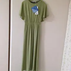 未使用定価4730円AZULBYMOUSSY接触冷感 半袖 ロングワンピース 1