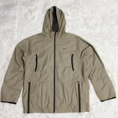 【XLサイズ】 00s NIKE ナイロンジャケット ベージュ 196614