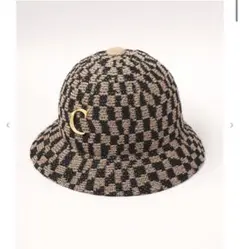 ca4la FLAG HAT ベージュ