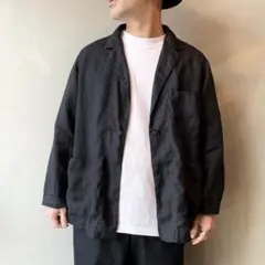 orSlow オアスロウ Frog button linen jacket 3