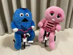 【非売品・新品未使用未開封】ガチャピン　ムック　三輪車自転車　ぬいぐるみ　タオル 値下げ‼️UQガチャピンムックぬいぐるみ三輪車2体おまけ付き