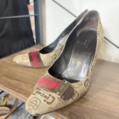 GUCCI ロゴパターン ハイヒール 9cm