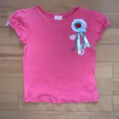 シャリーテンプル　Tシャツ 130cm ピンク　ストロベリー