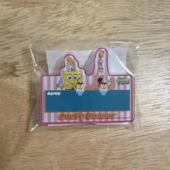【非売品】スポンジボブ ネームバッジ PLAZA プラザ
