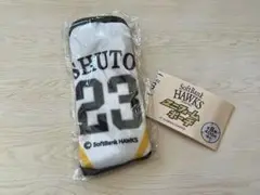 福岡ソフトバンクホークス　ユニフォームポーチ　周東佑京