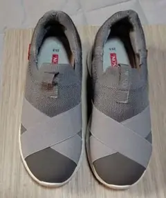 BOBSON スリッポン　スニーカー　グレー　23.5 新品