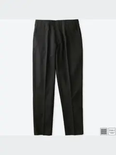 Uniqlo U 黒 ワイドフィットパンツ 73cm