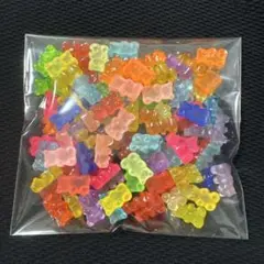 カラフルグミベアデコレーションパーツ