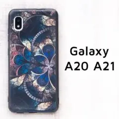Galaxy A20 A21 カバー モザイク