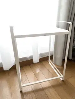 ホワイトスチールサイドテーブル