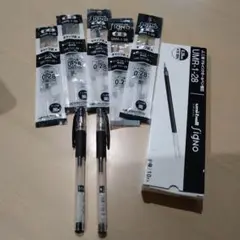 ユニバールシグノ 替芯 ゲルインクボールペン 黒 0.28mm 本体