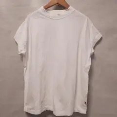コーエンcoen レディースリブ付きフレンチスリーブ白 Tシャツ サイズFREE