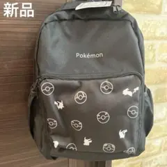 新品❤️ 大人気！ポケモン 22Lリュック モンスターボール ブラック