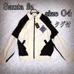 美品 santafe セットアップ ジャージ ブラック 刺繍 ビックロゴ L Santafe - サンタフェ セットアップ ジャージ 上下 状態良好の