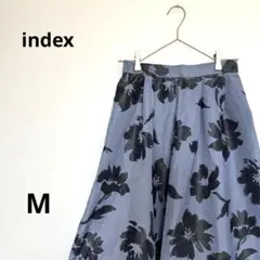 index インデックス 花柄 フレアスカート 総柄 デート 上品 シンプル